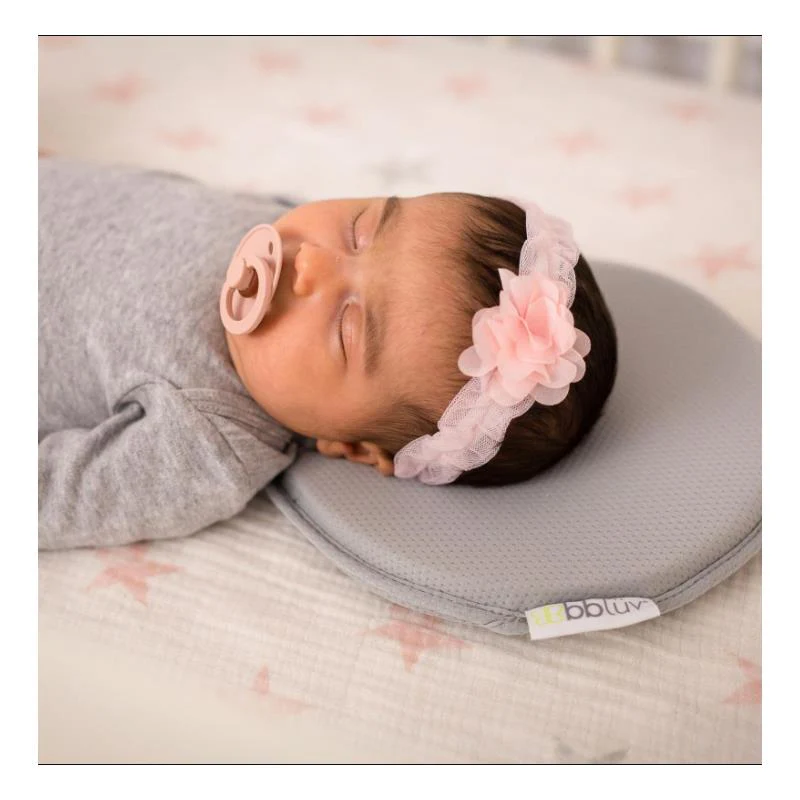 Bblüv - Pilo Ergonomic Head Rest for Baby, Gray - Image 2