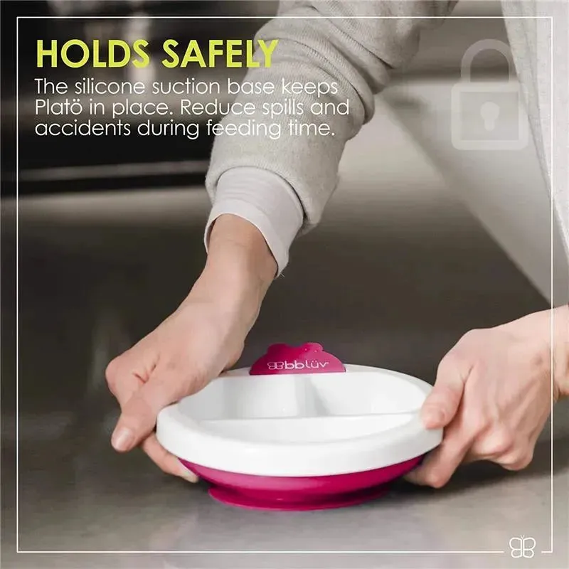 Bbluv - Platö Warm Feeding Plate, Pink - Image 2