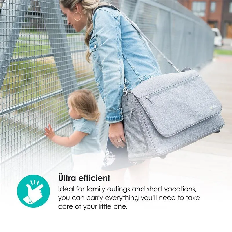 Bbluv - Ultra Complete Diaper Bag, Charcoal - Image 5