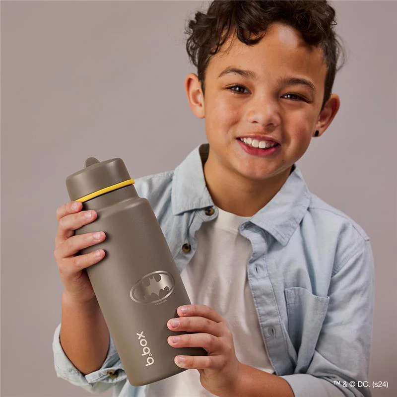 Bbox - 34Oz Batman Triple Insulated Kids Water Bottle With Stainless Steel Straw - Image 2