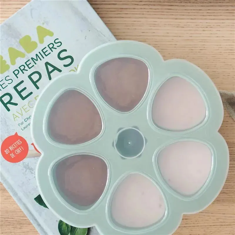 Beaba - Multiportions Silicone Baby Food Storage Container, Sage - Image 6