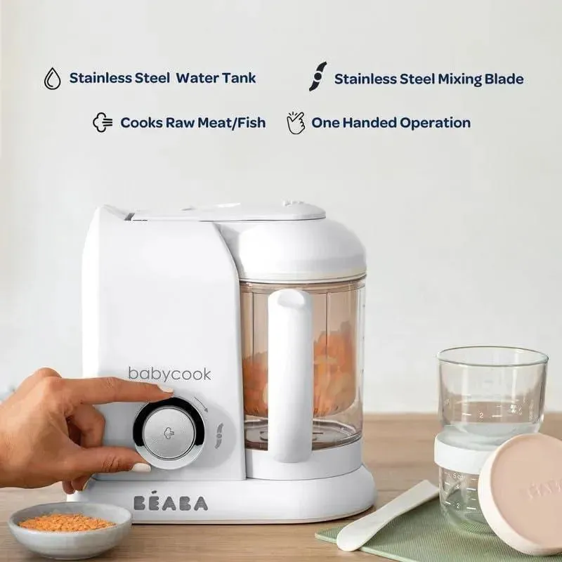 Beaba - Babycook Solo 4 in 1 Baby Food Maker, Rose Gold - Image 3