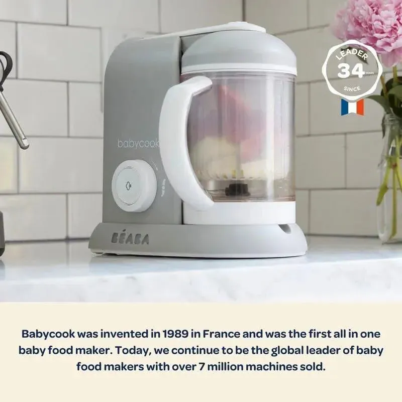 Beaba - Babycook Solo 4 in 1 Baby Food Maker, Rose Gold - Image 5
