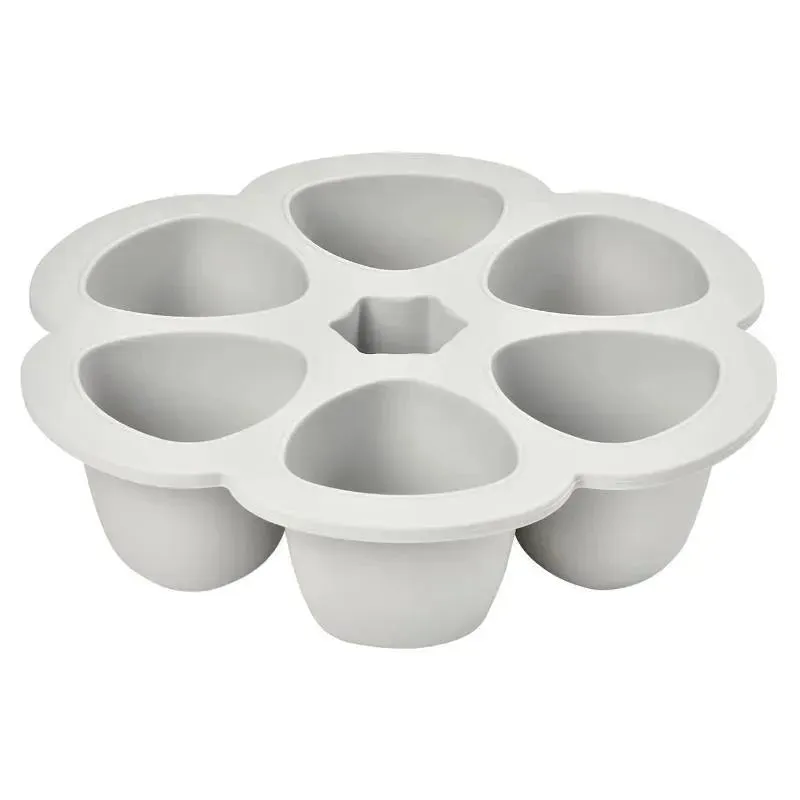 Beaba - Multiportions Silicone Baby Food Storage Container, Cloud - Image 3