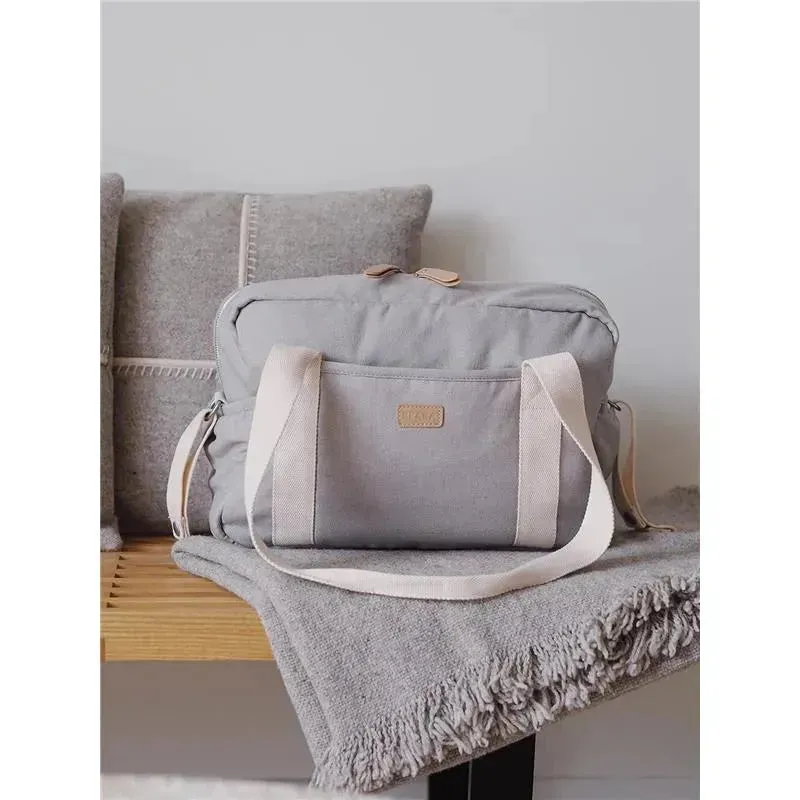 Beaba - Paris Diaper Bag, Large Capacity, Gray - Image 7