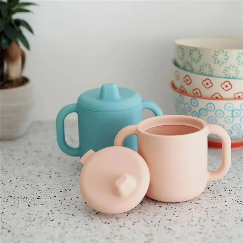 Beaba - Silicone Training Cup, Sage - Image 3
