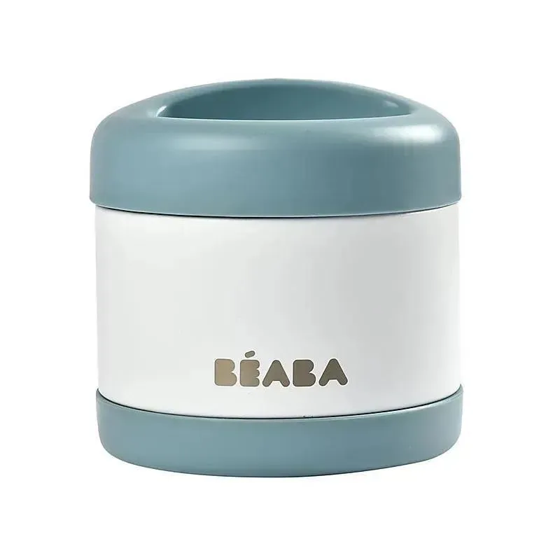 Beaba - Stainless Steel 16 Oz Jar, Cloud