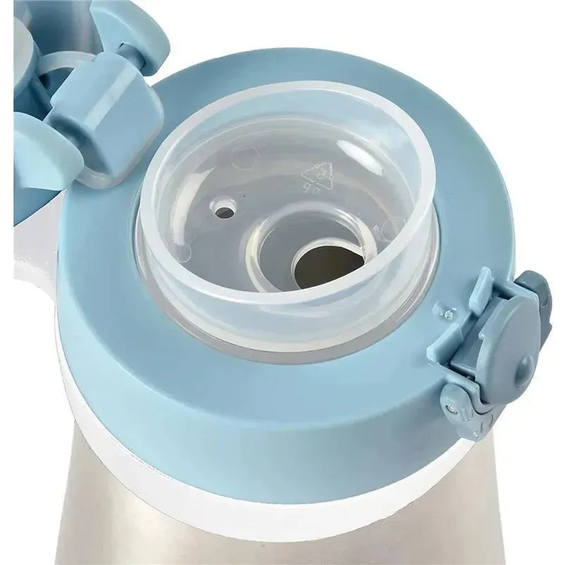 Beaba - Stainless Steel Kids Water Bottle, Rain - Image 3