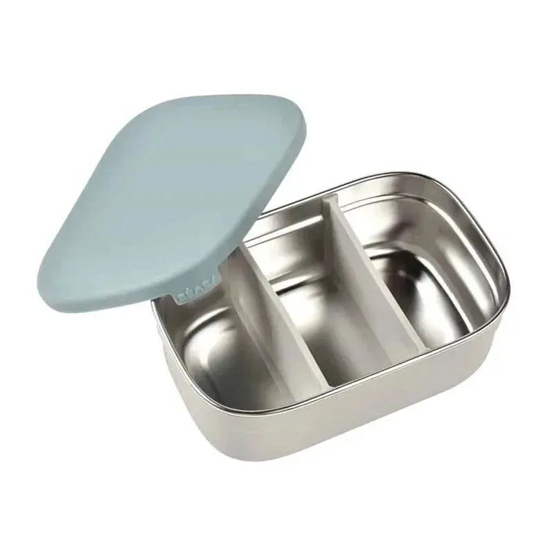 Beaba - Stainless Steel Lunch Box, Rain - Image 2