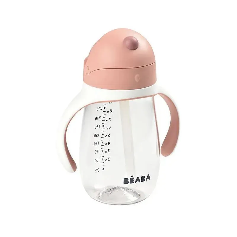 Beaba - Straw Sippy Cup, Rose - Image 3