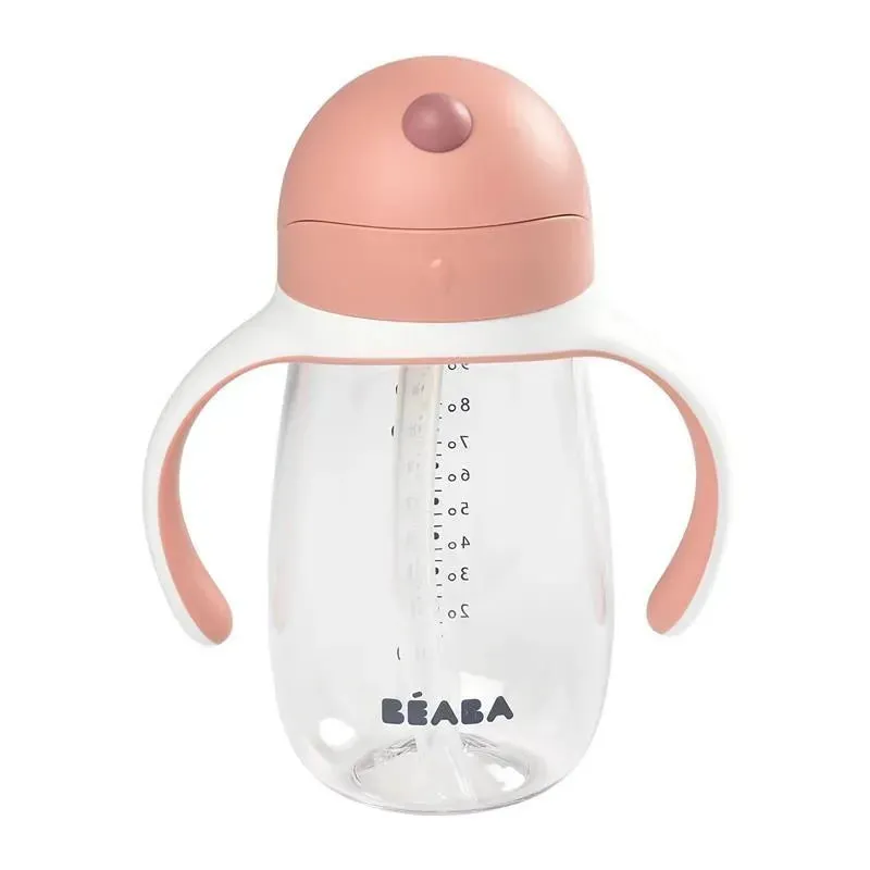 Beaba - Straw Sippy Cup, Rose - Image 4