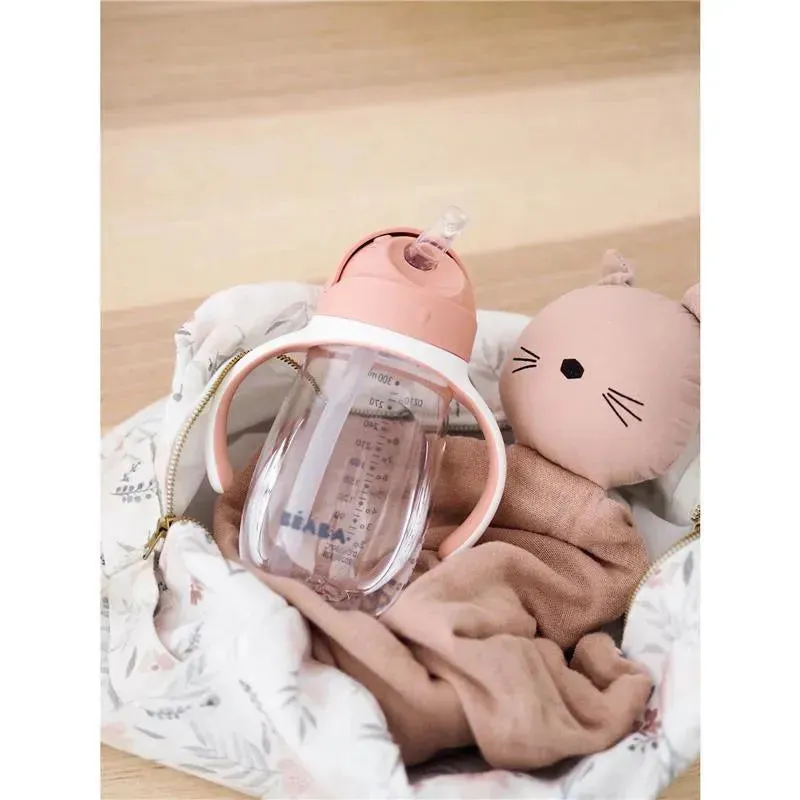 Beaba - Straw Sippy Cup, Rose - Image 5