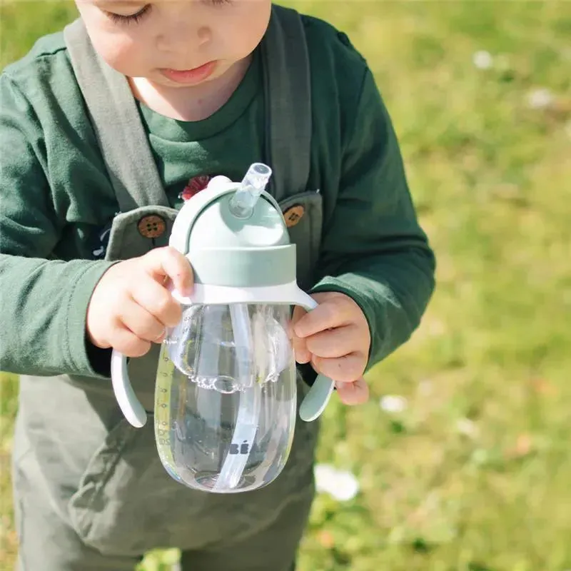 Beaba - Straw Sippy Cup, Sage - Image 4