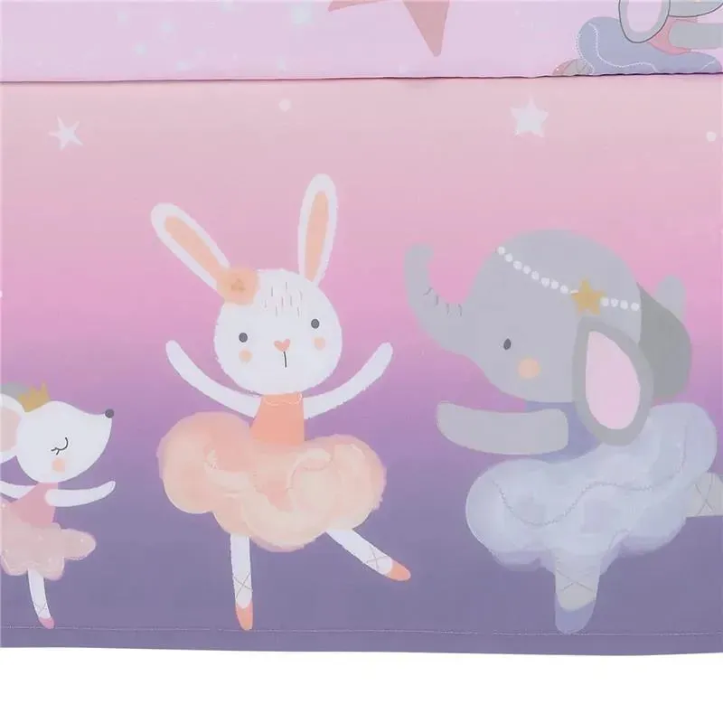 Bedtime Originals - 3Pk Tiny Dancer Ballet Baby Crib Bedding Set - Image 6