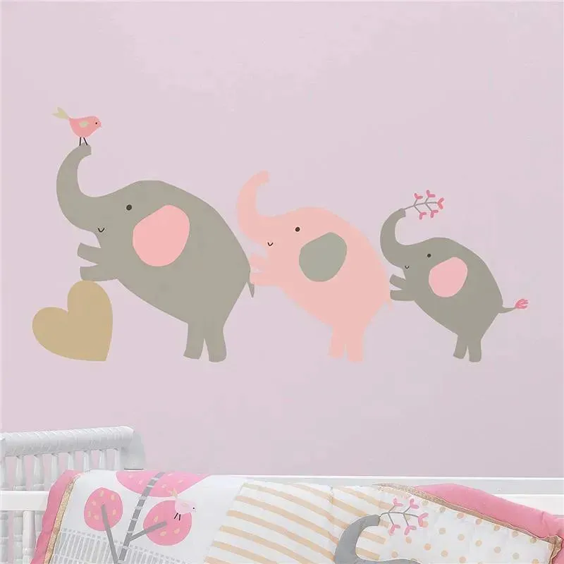 Bedtime Originals Eloise Wall Decals, Pink/Grey - Image 2