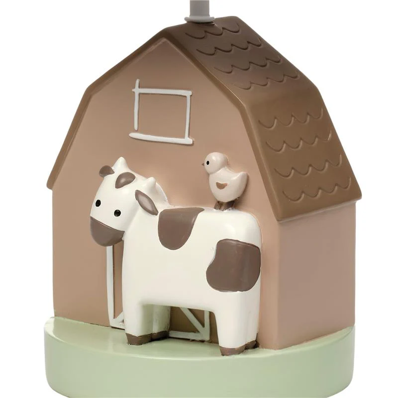 Bedtime Originals - Farmyard Friends Decorative Tabletop Nursery Lamp with Shade - Image 4