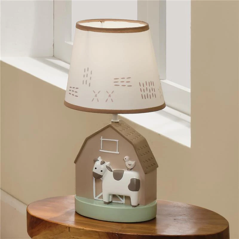 Bedtime Originals - Farmyard Friends Decorative Tabletop Nursery Lamp with Shade - Image 5