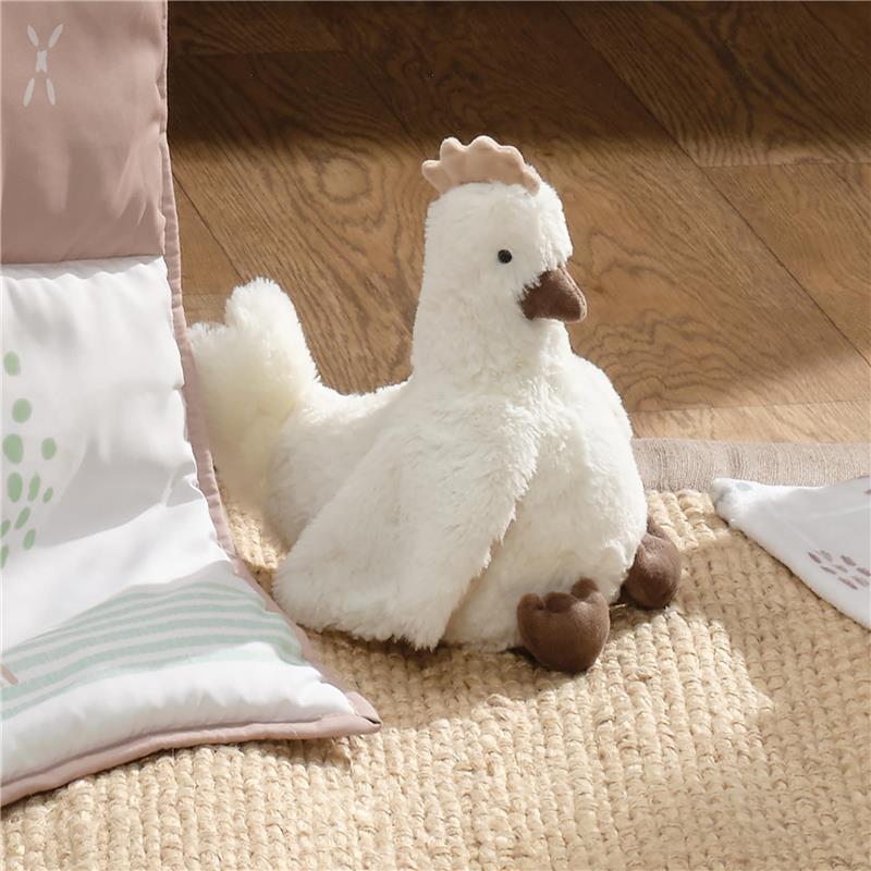 Bedtime Originals - Farmyard Friends Plush Chicken Stuffed Animal Toy Peep - Image 7