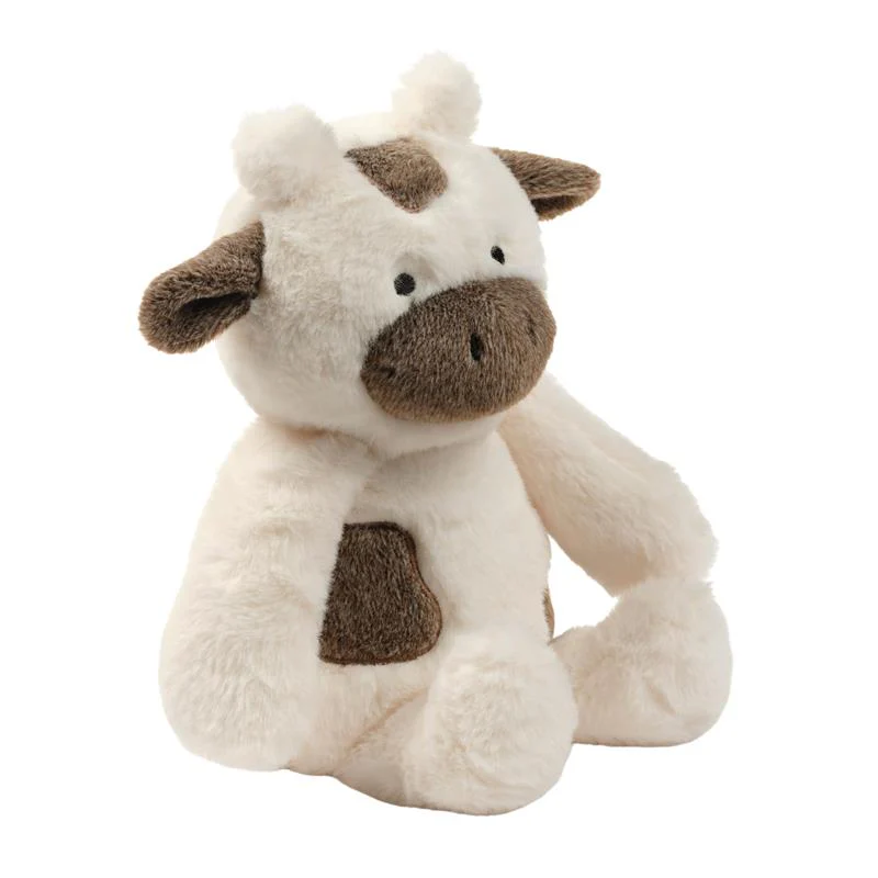 Bedtime Originals - Farmyard Friends Plush Cow Stuffed Animal Toy, Milkshake - Image 4