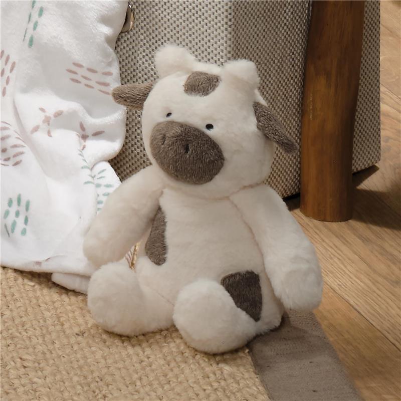 Bedtime Originals - Farmyard Friends Plush Cow Stuffed Animal Toy, Milkshake - Image 6