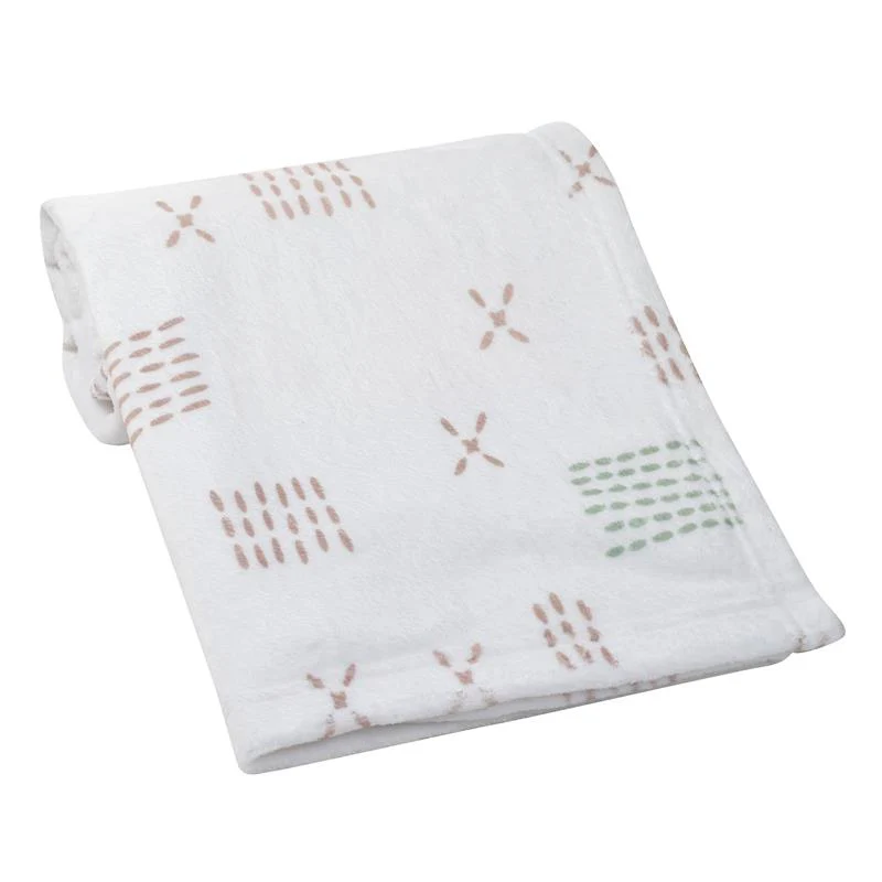 Bedtime Originals - Farmyard Friends Soft White Fleece Baby Blanket - Image 4
