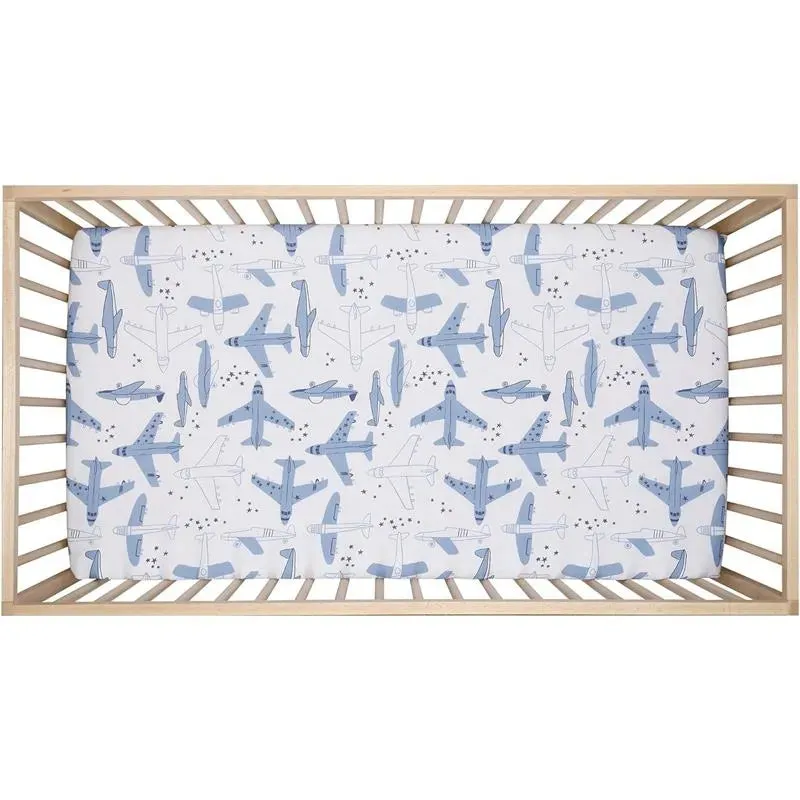 Bedtime Originals - Little Aviator Crib Sheet - Image 2