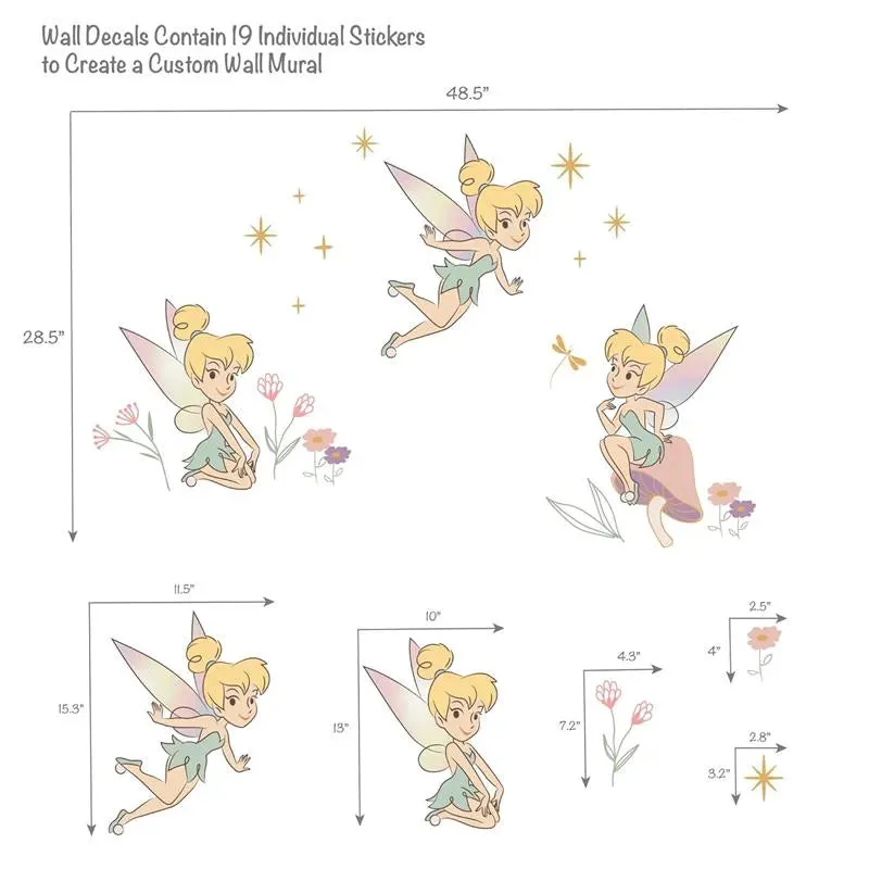 Bedtime Originals - Tinker Bell Wall Decals - Image 3
