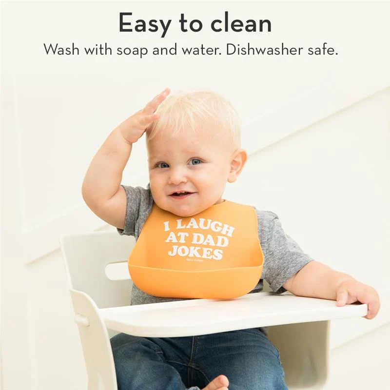 Bella Tunno - I Laugh At Dad Jokes Wonder Bib - Image 3