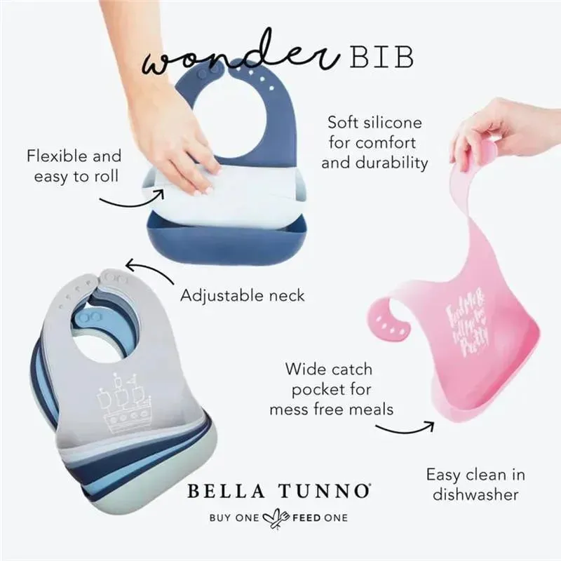 Bella Tunno - Wonder Bib, Silicone Baby Bib, Non-toxic BPA Free, I Love Grandma - Image 3
