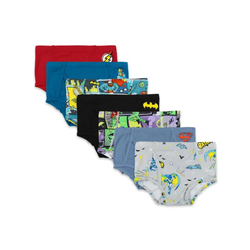 Bellabu Bear - 7-Pack Batman Kids Bamboo Underwear, 2/3T