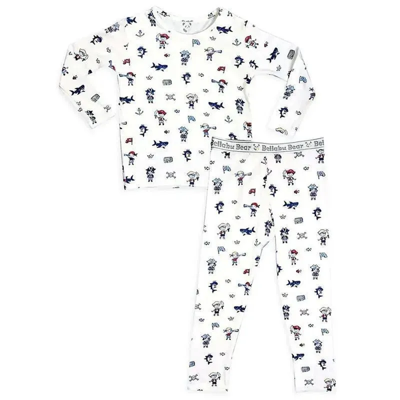 Bellabu Bear - Baby Boys Pirate Long Sleeve Shirt & Pants Pajama Set