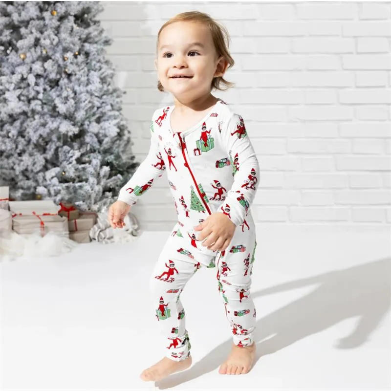 Bellabu Bear - Christmas Pajamas: The Elf On The Shelf Bamboo Sleepwear - Image 4