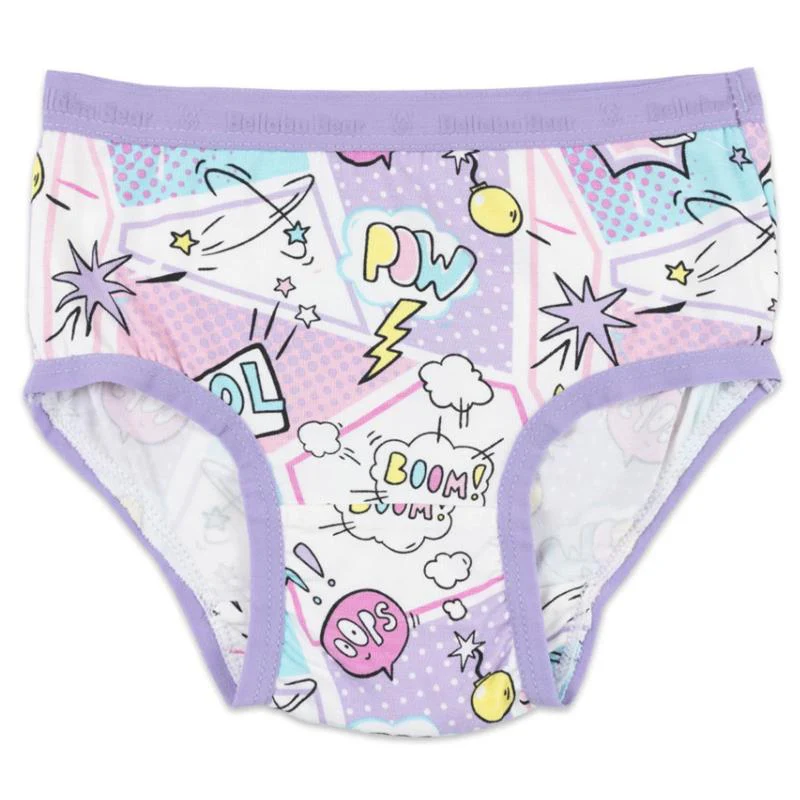 Bellabu Bear - Enchanted Girl's Bamboo Underwear 7-Pack, 2/3T - Image 4