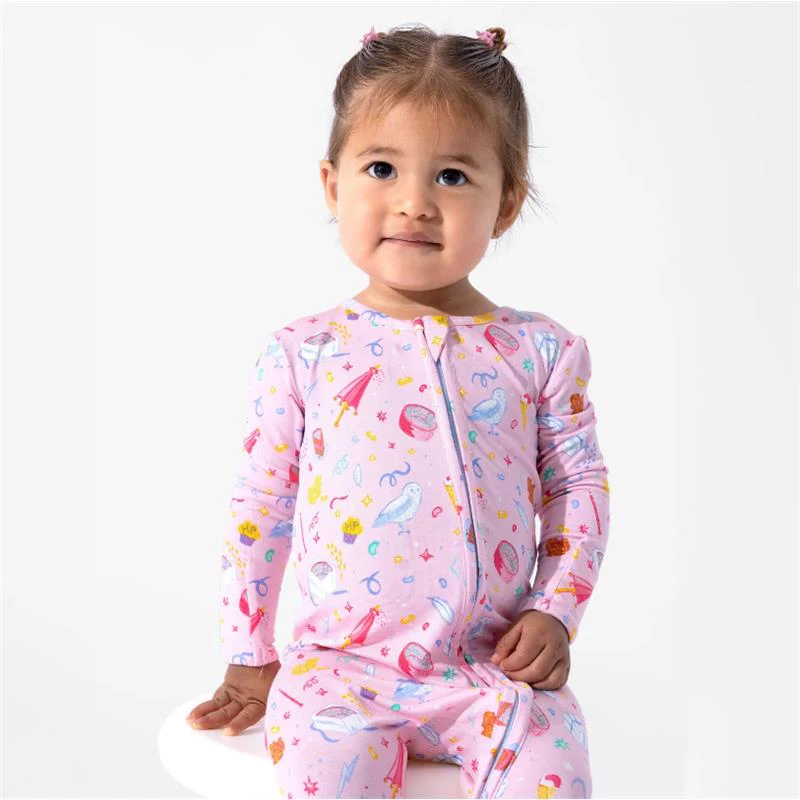 Bellabu Bear - Harry Potter Happee Birthdae Harry Bamboo Convertible Footie - Image 4