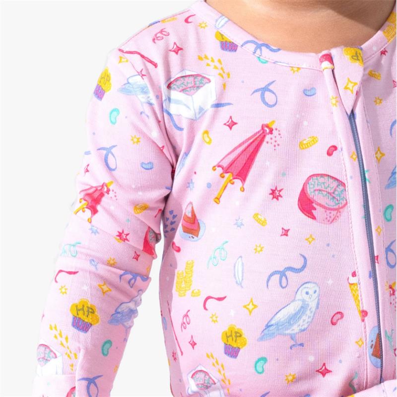 Bellabu Bear - Harry Potter Happee Birthdae Harry Bamboo Convertible Footie - Image 5