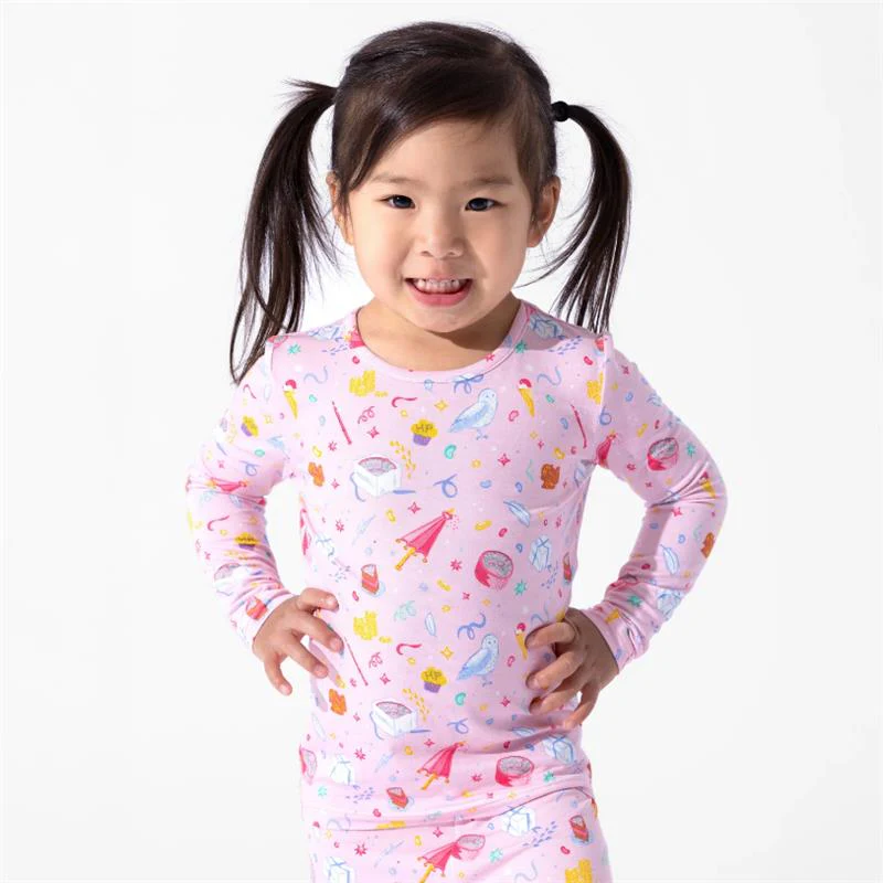 Bellabu Bear - Harry Potter Happee Birthdae Harry Bamboo Kids Pajamas - Image 4