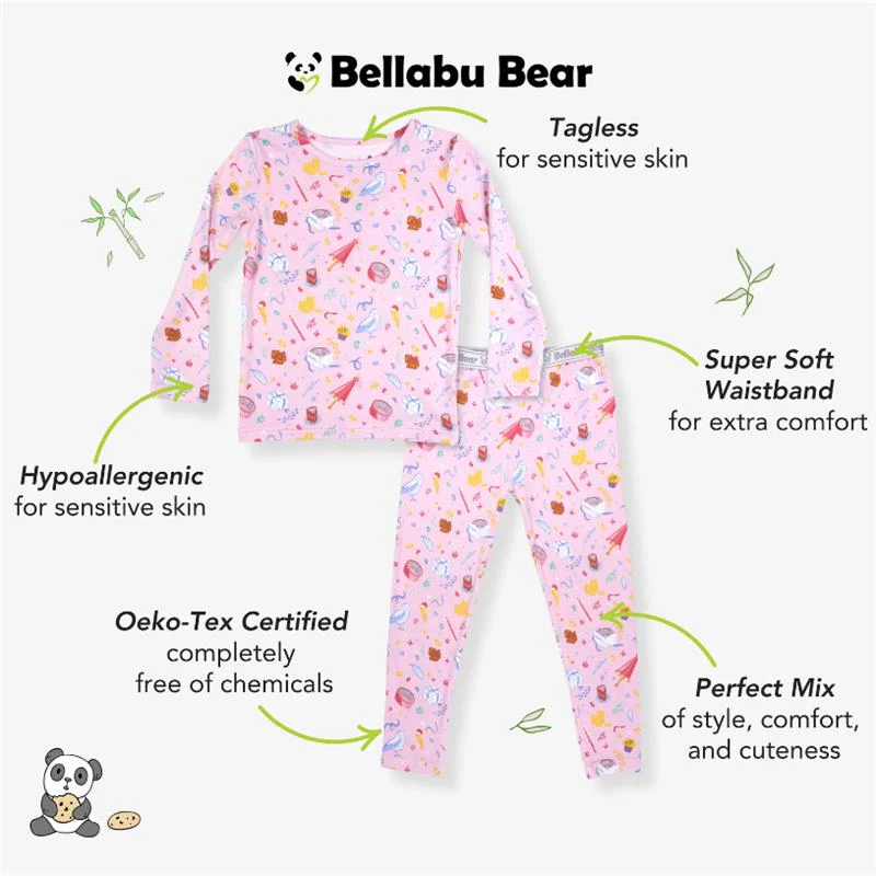 Bellabu Bear - Harry Potter Happee Birthdae Harry Bamboo Kids Pajamas - Image 5