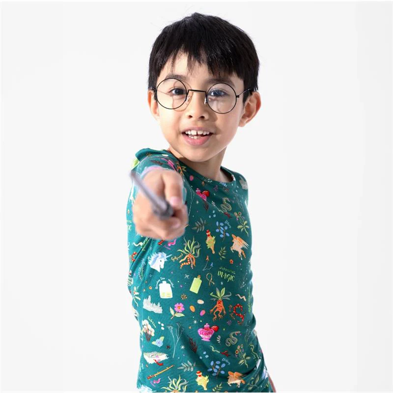 Bellabu Bear - Harry Potter Mandrakes & Herbs Bamboo Kids Pajamas - Image 2