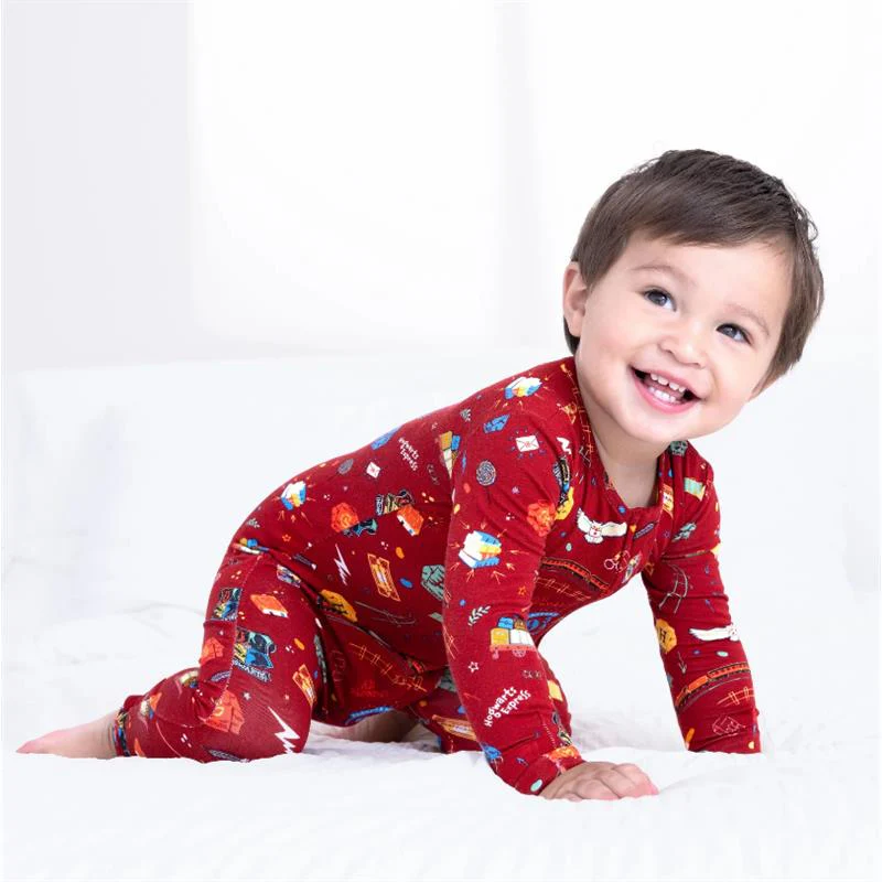 Bellabu Bear - Hogwarts Express Bamboo Convertible Footie - Image 3