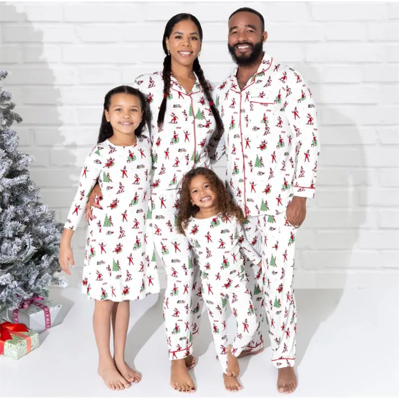 Bellabu Bear - The Elf On The Shelf Bamboo Kids Pajamas - Image 4