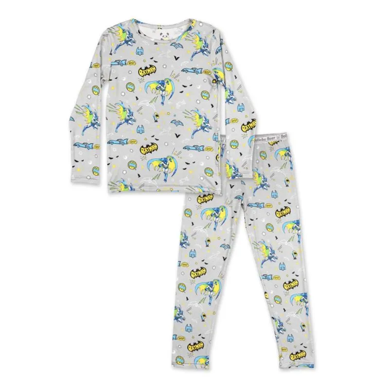Bellabu Bear - Toddler Batman Bamboo Kids Pajamas - Image 3