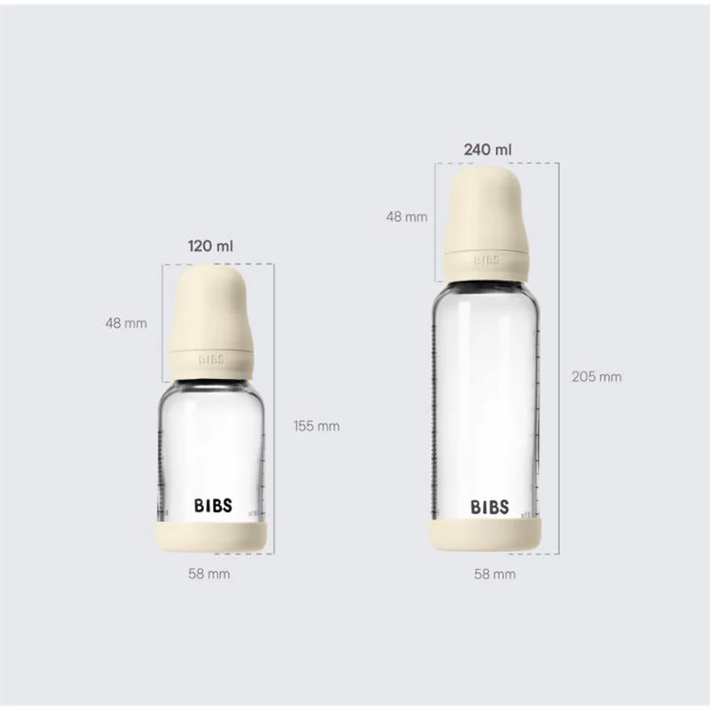 Bibs - Baby 8Oz Latex Glass Bottle With Bumper Blush - Image 3