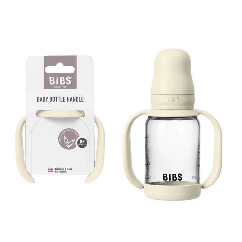 Bibs - Baby Bottle Handle Ivory