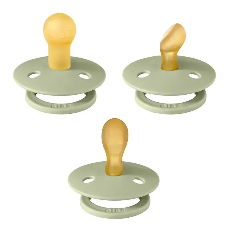 Bibs - Pacifiers 0-6 Months, 3-Pack Soothers, BPA-Free Symmetrical Nipple, Sage - Image 6