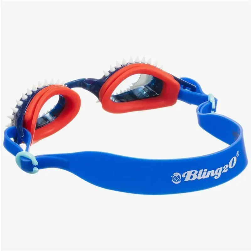 Bling 2O - Tiger Shark Navy Swim Goggle - Image 4