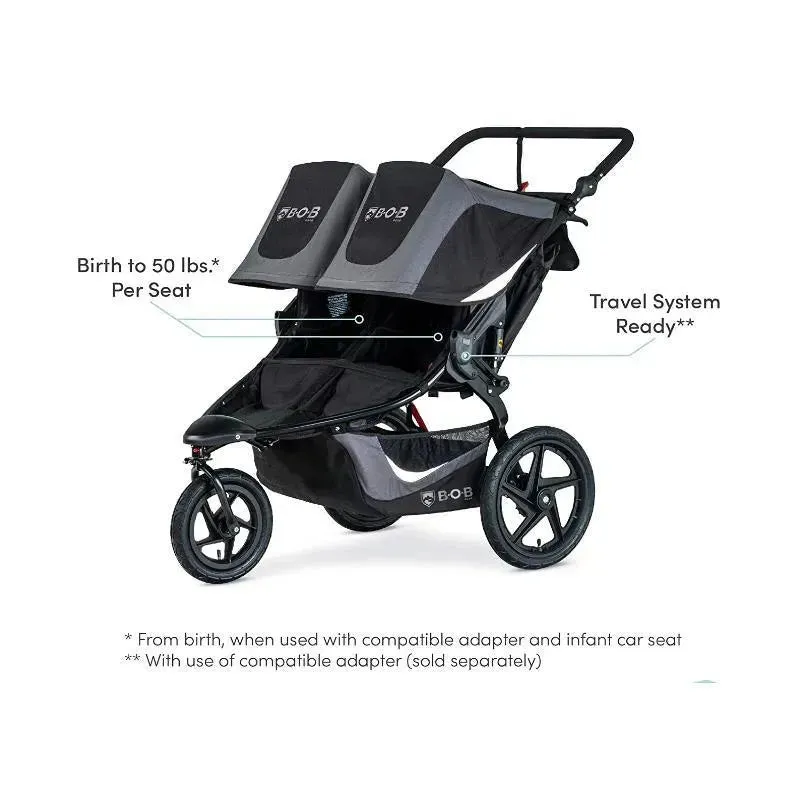 BOB Jogging Stroller Double In Black - Image 3