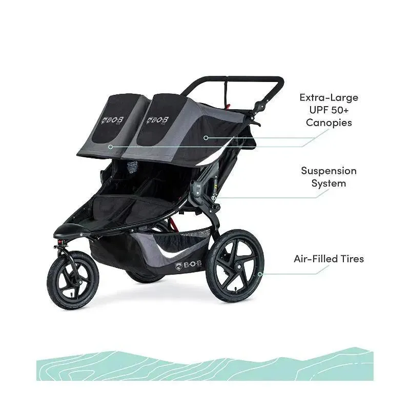 BOB Jogging Stroller Double In Black - Image 4