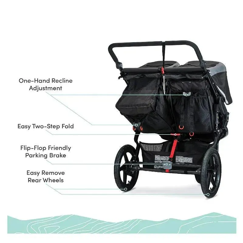 BOB Jogging Stroller Double In Black - Image 8