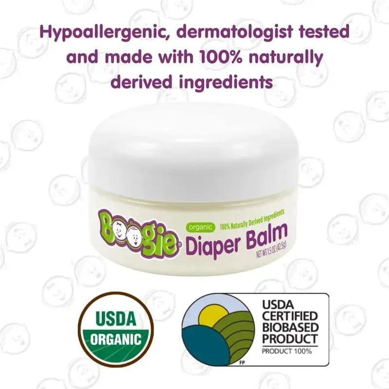 Boogie Wipes - Baby Diaper Rash Balm, Natural Derived Ingredients, 1.5 oz - Image 5