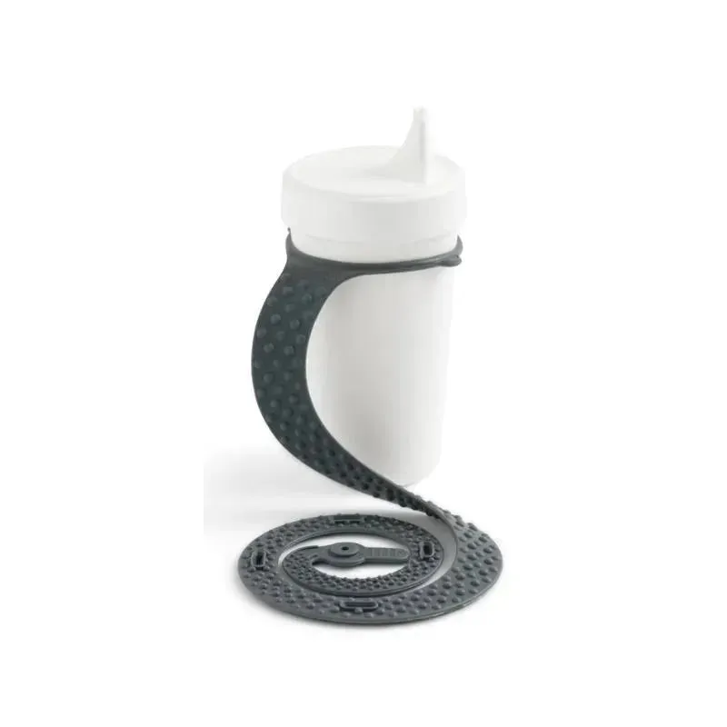Booginhead - Silicone Sippigrip Cup & Toy Holders - Charcoal Gray